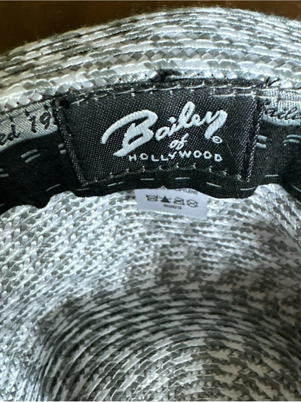 Bailey of Hollywood Mannes fedora hat gray braided mens size xl